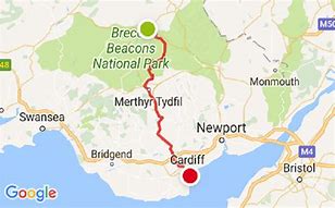 Image result for Taff Trail Cycle Route Map