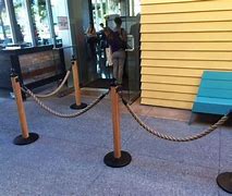 Image result for Outdoor Stanchion Rope