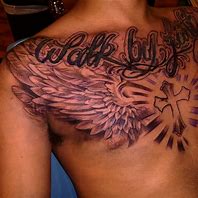 Image result for Black Angel Wings Tattoo