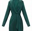 Image result for Green Satin Dress Long Sleeve