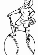 Image result for Softball Coloring Pages Printable