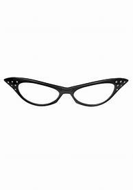 Image result for Black Rimless Cat Eye Glasses