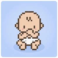 Image result for Pixelated Baby