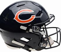 Image result for Chicago Bears Helmet On Black Background
