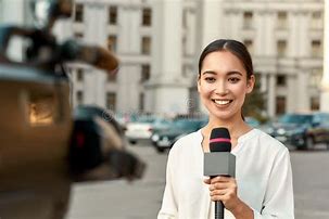 Image result for TV Reporter with Camera