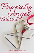 Image result for Paper Clip Angel Ornament