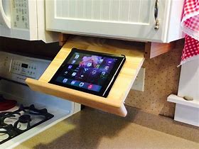 Image result for Small Computer Stand for Under Cabinets