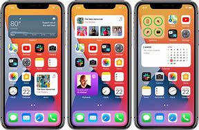 Image result for iPhone iOS 14 Home Screen