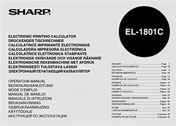 Image result for Sharp EL 1801C Ribbon Replacement