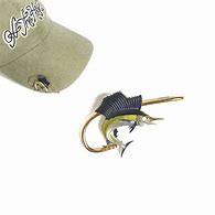 Image result for Fish Hook Hat Clip