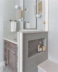 Image result for Niche in Bathroom