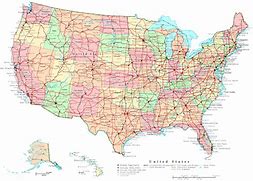 Image result for Printable United States Map with Cities