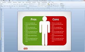 Image result for Pros and Cons List in a Word Document