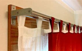 Image result for Cafe Curtain Rods