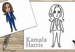 Image result for Kamala Harris Drawing Easy