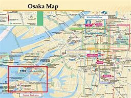 Image result for Osaka Map in Japan