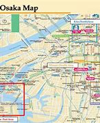 Image result for Map of Osaka