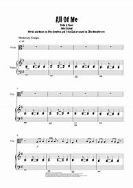 Image result for All of Me Viola Sheet Music