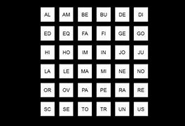Image result for 6X6 Solid Square Array