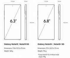 Image result for Samsung Galaxy Note 10 Actual Size