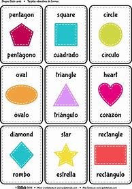 Image result for Spanish Shapes Chart