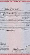 Image result for NJ Birth Certificate