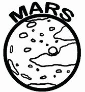 Image result for Planet Mars Clip Art Black and White