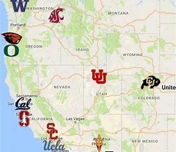 Image result for Pac-12 Map
