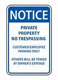 Image result for Private Property No Trespassing Signs Printable