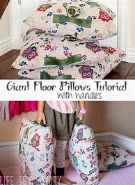 Image result for Floor Pillow Sewing Pattern