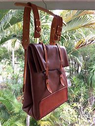 Image result for Handmade Leather Backpack