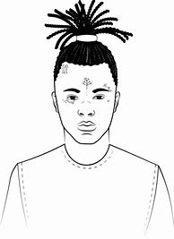 Image result for Xxxtentacion Coloring Pages
