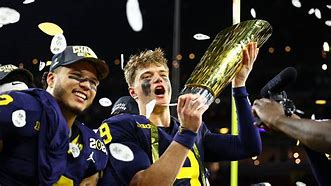 Image result for Michigan CFP Trophy Pics