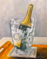 Image result for Painting of Champagne Bubbling