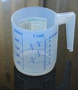 Image result for 1 Cup Measurement