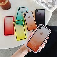Image result for iPhone XR Clear Rainbow Case