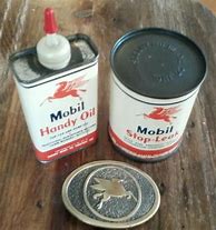 Image result for Mobile Oil Cans