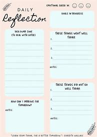 Image result for Reflection Journal