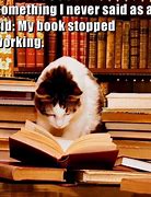 Image result for Book Cat Meme