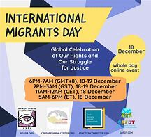 Image result for Migrants Day Celebration