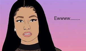 Image result for Cardi B Face Cartoon