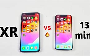 Image result for iPhone XR vs 13 Mini