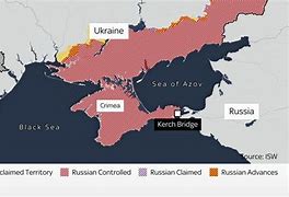 Image result for Crimea Bridge to Russia Map