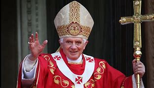 Image result for Pope Ratzinger with Pretzel