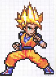 Image result for Goku Pixel Art Sprite
