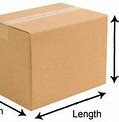 Image result for Cardboard Box Dimensions