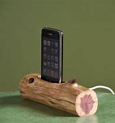 Image result for Wooden iPhone Docking Station
