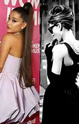 Image result for Audrey Hepburn Ariana Grande