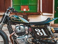 Image result for Royal Enfield Meteor 650 Flat Tracker