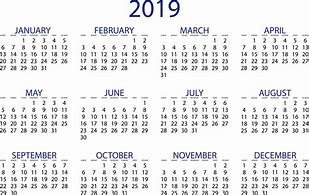 Image result for Desktop Keyboard Calendar 2019